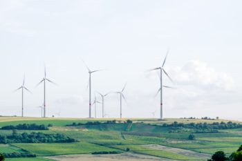 a large solar power station